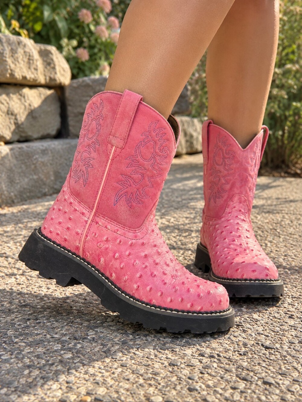 Ariat Fatbaby Cowboy Boots Size 7.5
